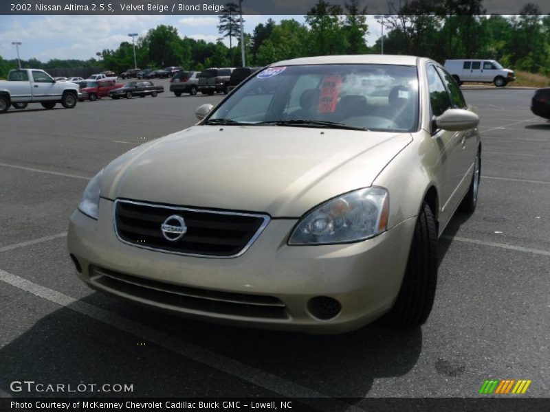 Velvet Beige / Blond Beige 2002 Nissan Altima 2.5 S