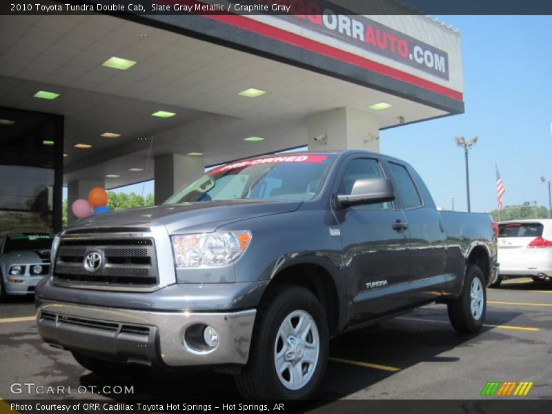 Slate Gray Metallic / Graphite Gray 2010 Toyota Tundra Double Cab