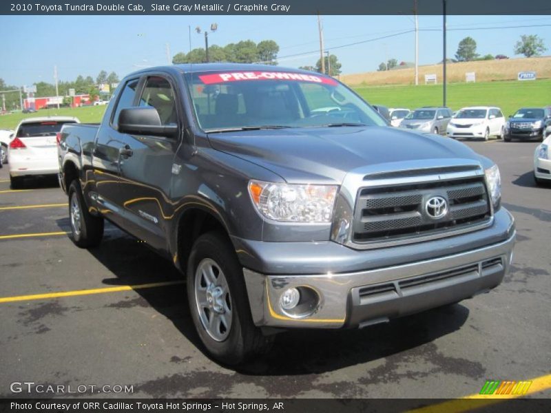 Slate Gray Metallic / Graphite Gray 2010 Toyota Tundra Double Cab
