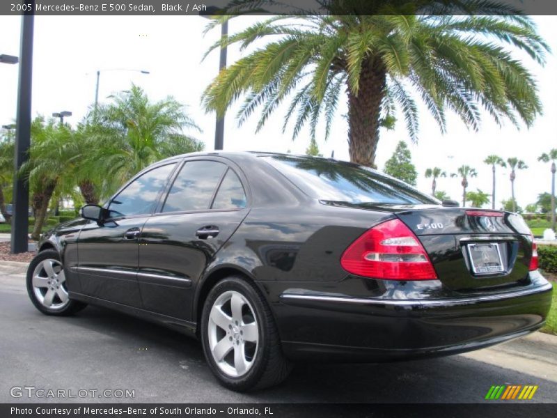 Black / Ash 2005 Mercedes-Benz E 500 Sedan