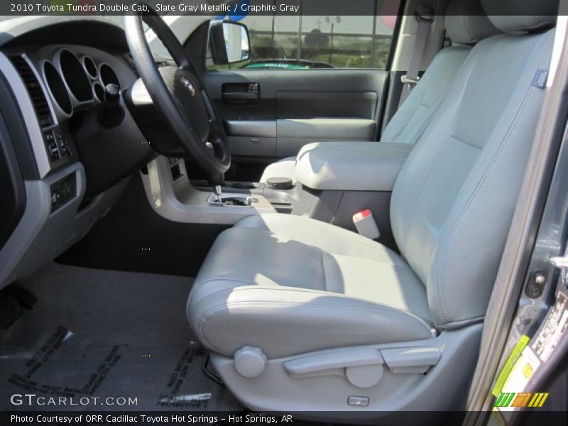 Slate Gray Metallic / Graphite Gray 2010 Toyota Tundra Double Cab