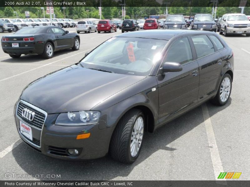 Lava Grey Pearl / Black 2006 Audi A3 2.0T