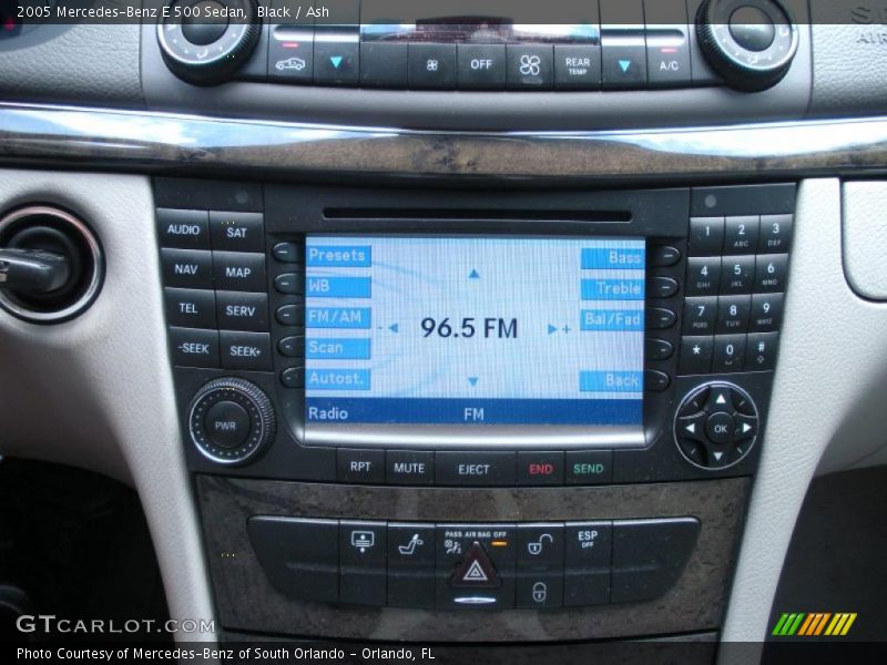 Black / Ash 2005 Mercedes-Benz E 500 Sedan