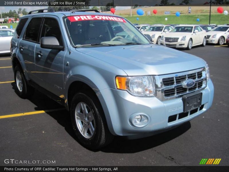 Light Ice Blue / Stone 2008 Ford Escape Hybrid
