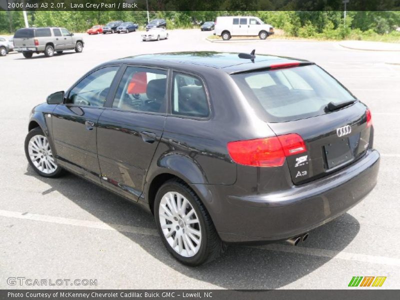 Lava Grey Pearl / Black 2006 Audi A3 2.0T