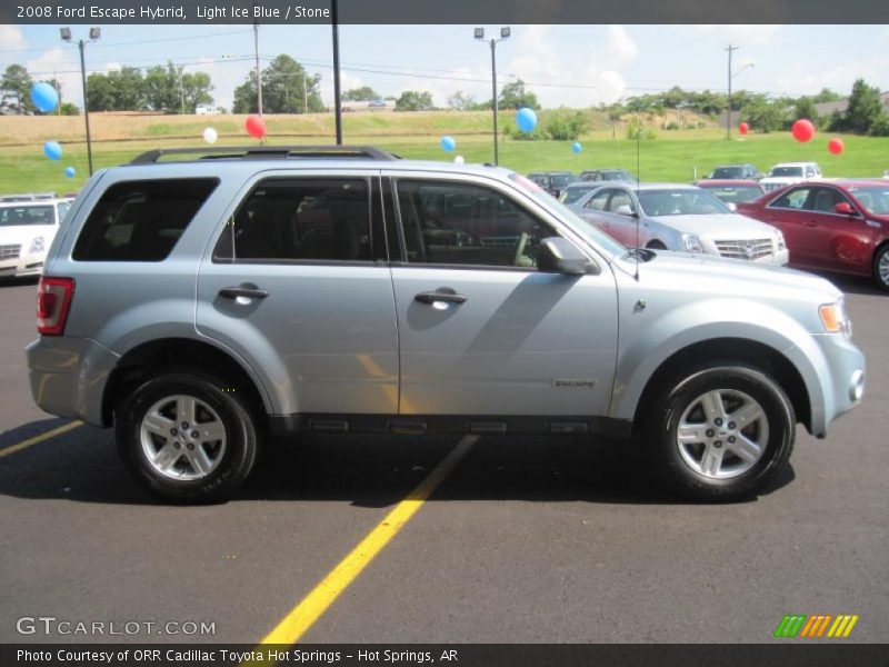 Light Ice Blue / Stone 2008 Ford Escape Hybrid