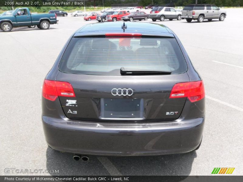 Lava Grey Pearl / Black 2006 Audi A3 2.0T