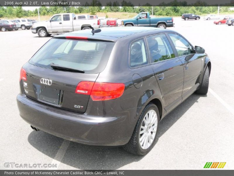 Lava Grey Pearl / Black 2006 Audi A3 2.0T