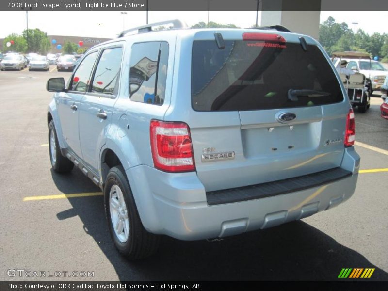 Light Ice Blue / Stone 2008 Ford Escape Hybrid