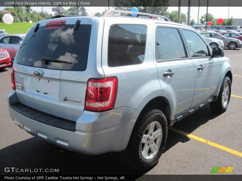 Light Ice Blue / Stone 2008 Ford Escape Hybrid