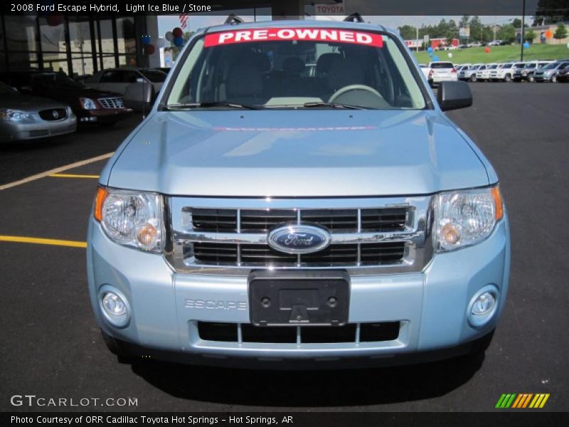 Light Ice Blue / Stone 2008 Ford Escape Hybrid