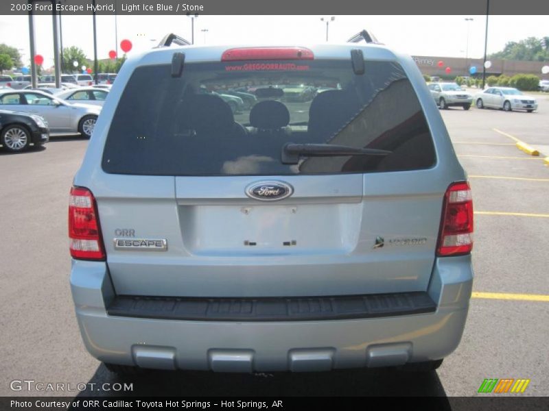 Light Ice Blue / Stone 2008 Ford Escape Hybrid