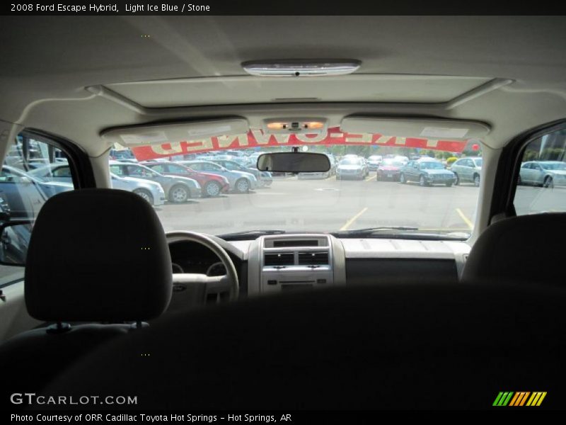 Light Ice Blue / Stone 2008 Ford Escape Hybrid