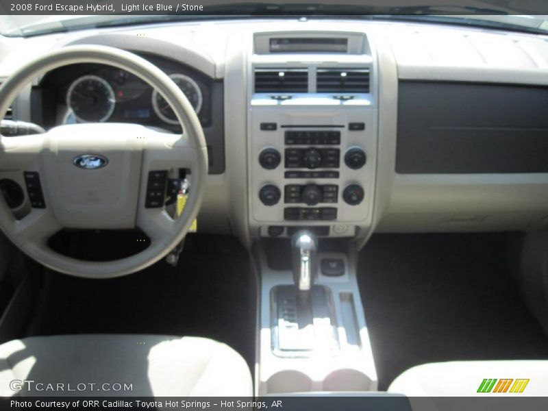 Light Ice Blue / Stone 2008 Ford Escape Hybrid