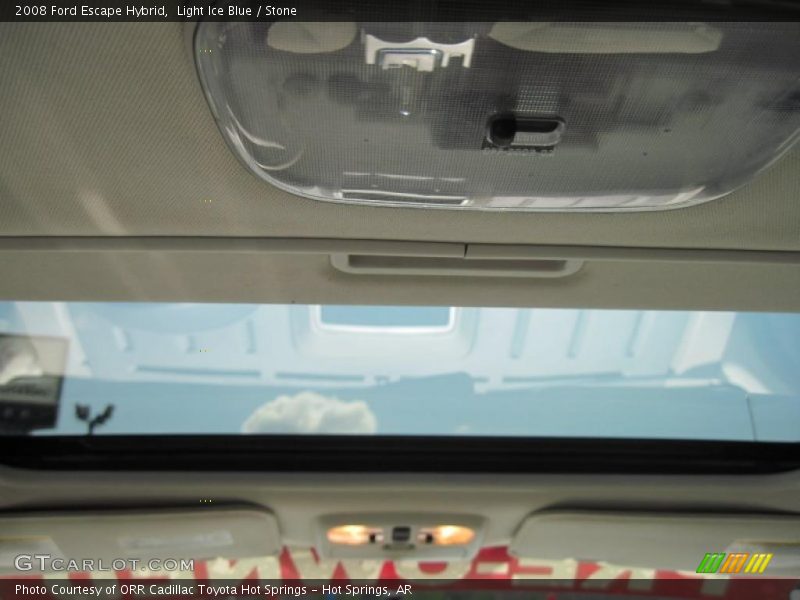 Light Ice Blue / Stone 2008 Ford Escape Hybrid