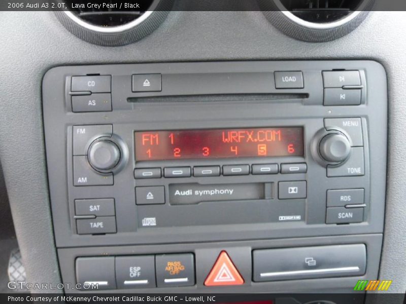 Lava Grey Pearl / Black 2006 Audi A3 2.0T