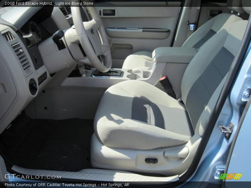 Light Ice Blue / Stone 2008 Ford Escape Hybrid
