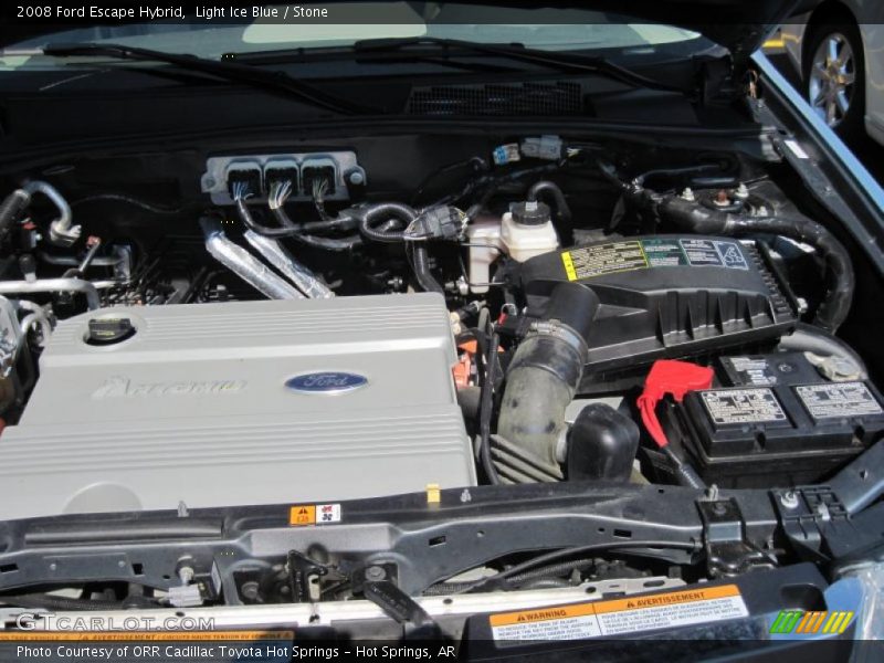 Light Ice Blue / Stone 2008 Ford Escape Hybrid