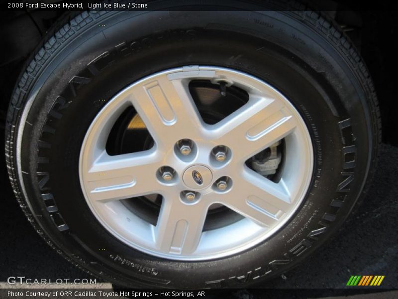 Light Ice Blue / Stone 2008 Ford Escape Hybrid