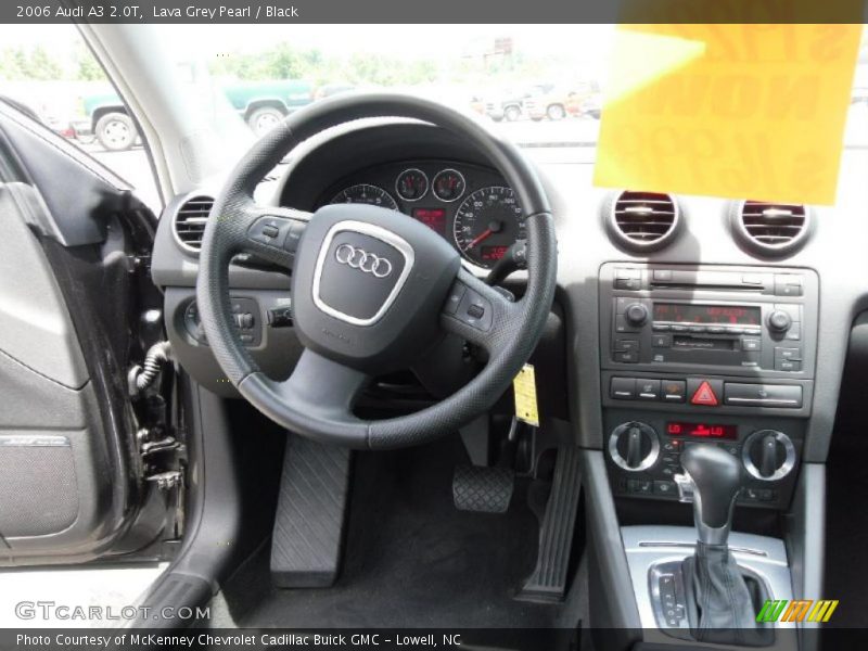 Lava Grey Pearl / Black 2006 Audi A3 2.0T