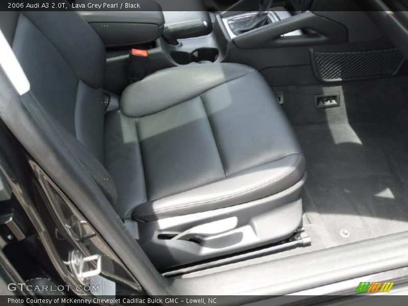 Lava Grey Pearl / Black 2006 Audi A3 2.0T