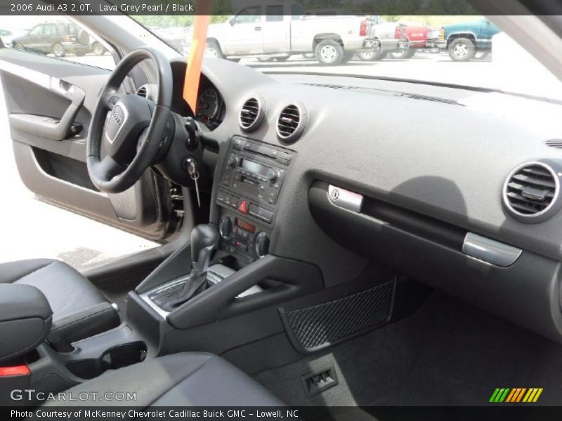 Lava Grey Pearl / Black 2006 Audi A3 2.0T