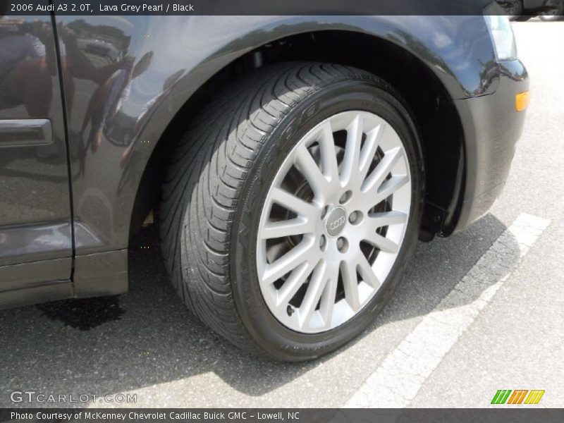 Lava Grey Pearl / Black 2006 Audi A3 2.0T