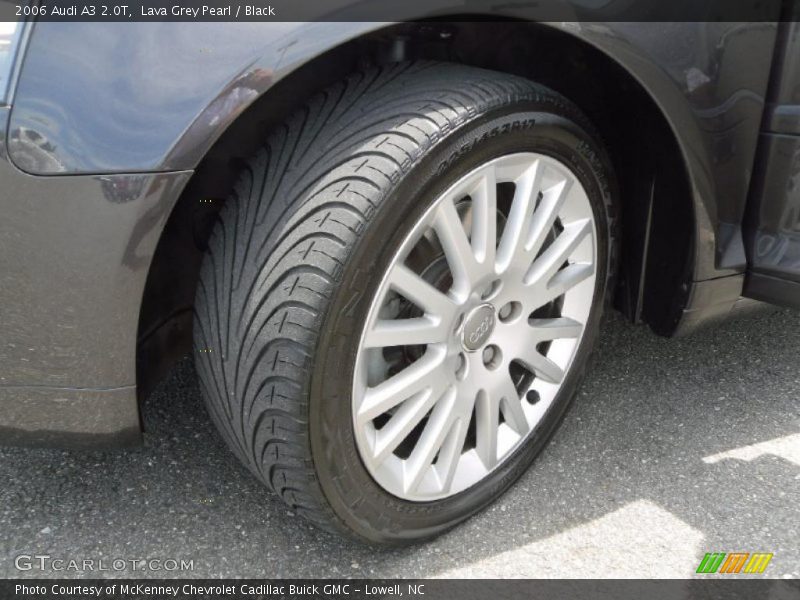 Lava Grey Pearl / Black 2006 Audi A3 2.0T