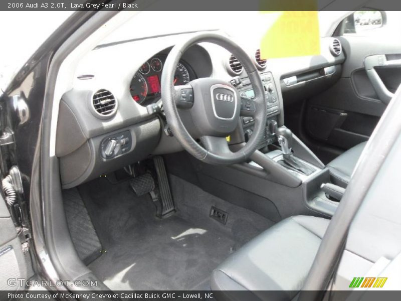 Lava Grey Pearl / Black 2006 Audi A3 2.0T