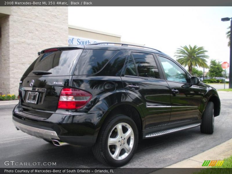 Black / Black 2008 Mercedes-Benz ML 350 4Matic