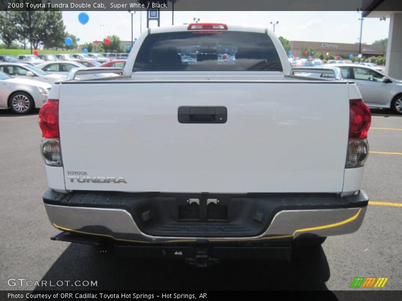 Super White / Black 2008 Toyota Tundra Double Cab