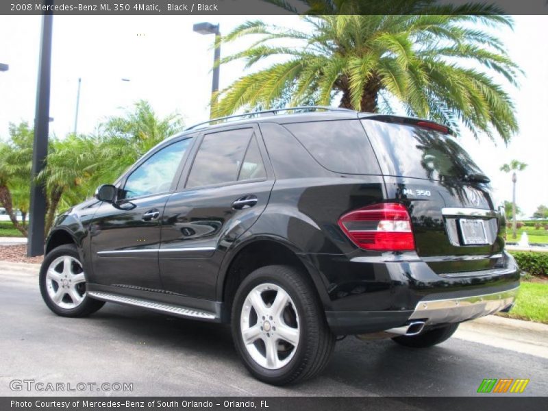 Black / Black 2008 Mercedes-Benz ML 350 4Matic
