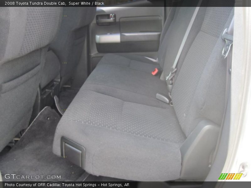 Super White / Black 2008 Toyota Tundra Double Cab