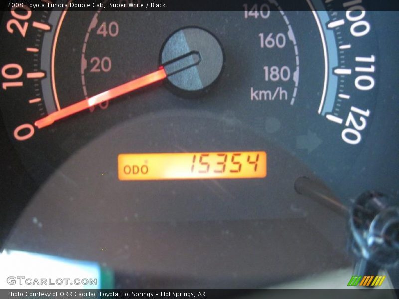 Super White / Black 2008 Toyota Tundra Double Cab