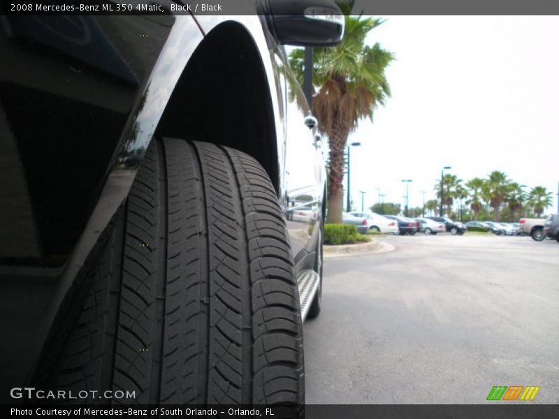 Black / Black 2008 Mercedes-Benz ML 350 4Matic
