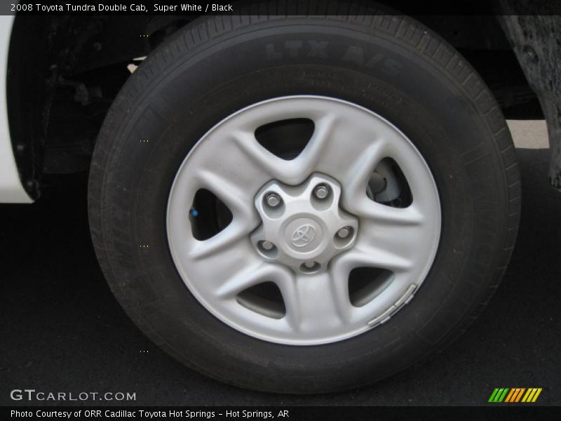 Super White / Black 2008 Toyota Tundra Double Cab