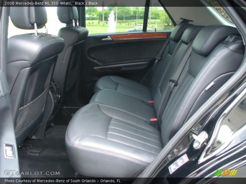 Black / Black 2008 Mercedes-Benz ML 350 4Matic