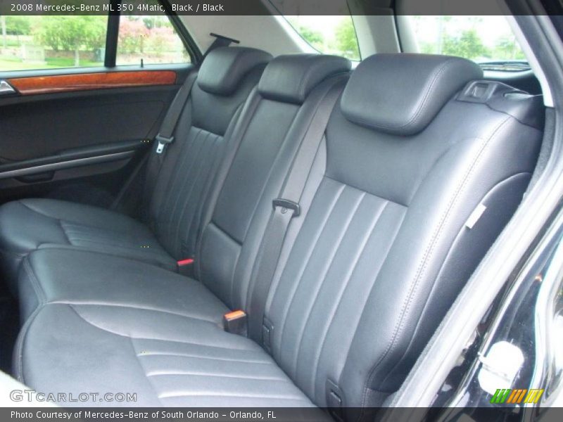 Black / Black 2008 Mercedes-Benz ML 350 4Matic