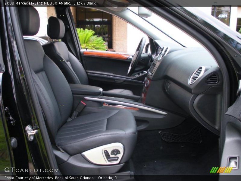 Black / Black 2008 Mercedes-Benz ML 350 4Matic