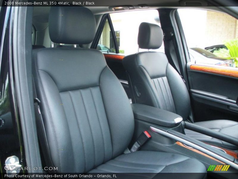Black / Black 2008 Mercedes-Benz ML 350 4Matic