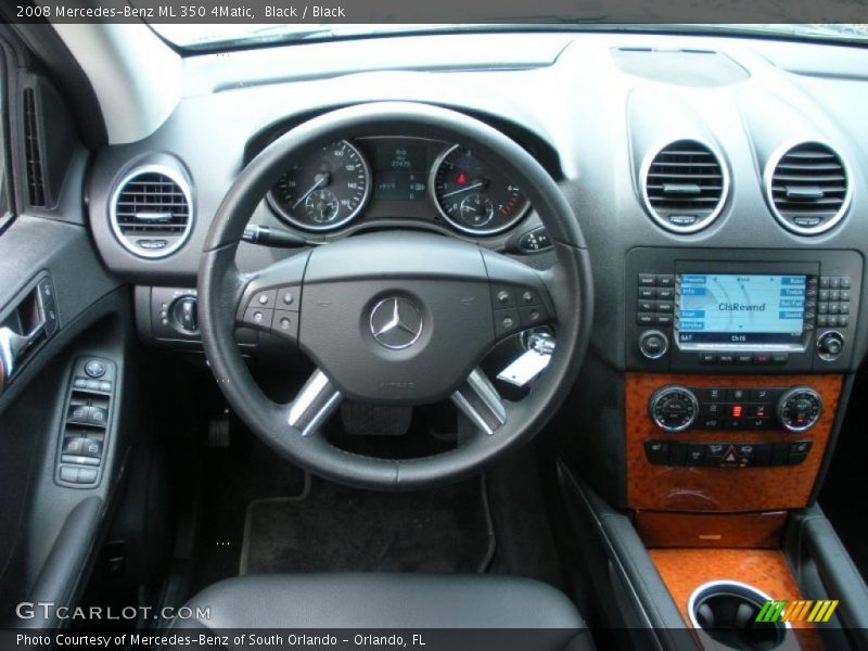 Black / Black 2008 Mercedes-Benz ML 350 4Matic