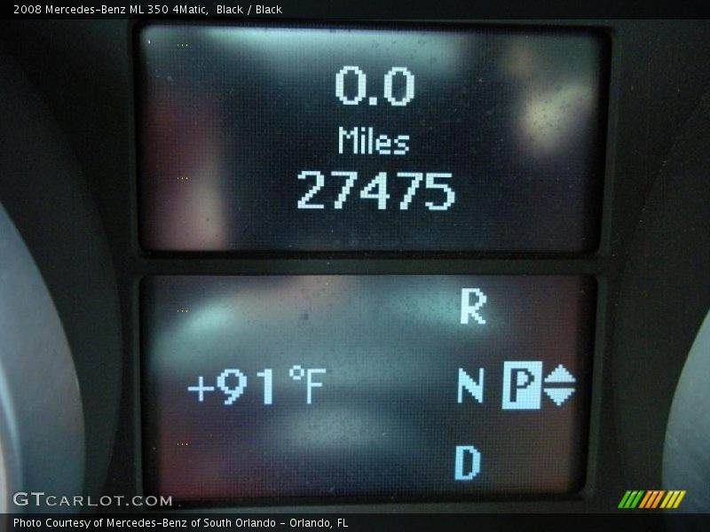 Black / Black 2008 Mercedes-Benz ML 350 4Matic