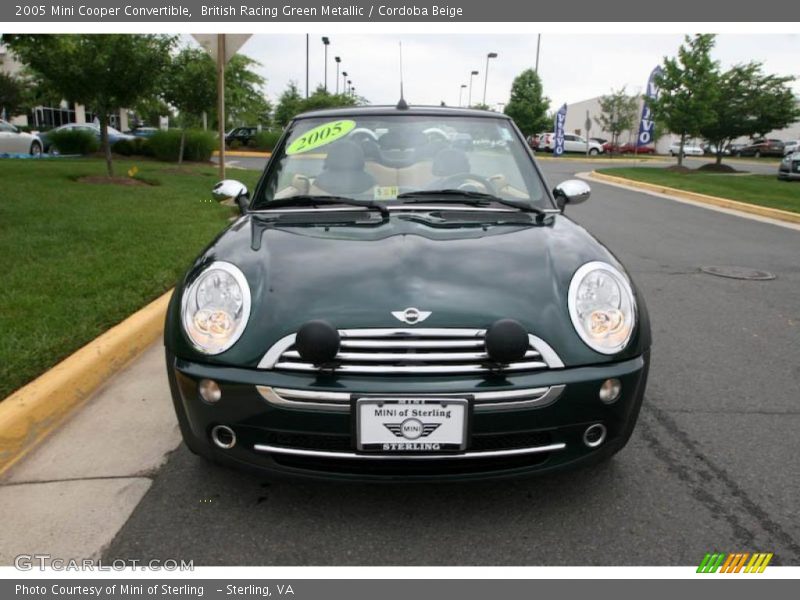 British Racing Green Metallic / Cordoba Beige 2005 Mini Cooper Convertible