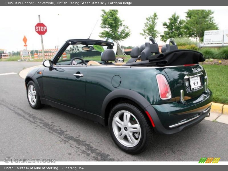 British Racing Green Metallic / Cordoba Beige 2005 Mini Cooper Convertible