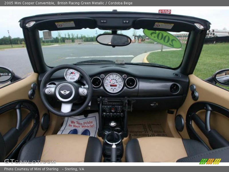 British Racing Green Metallic / Cordoba Beige 2005 Mini Cooper Convertible