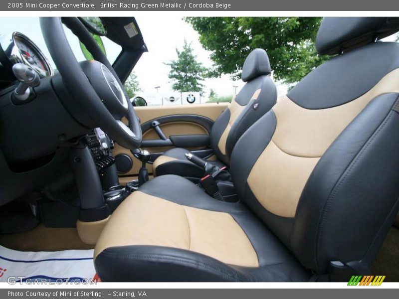 British Racing Green Metallic / Cordoba Beige 2005 Mini Cooper Convertible
