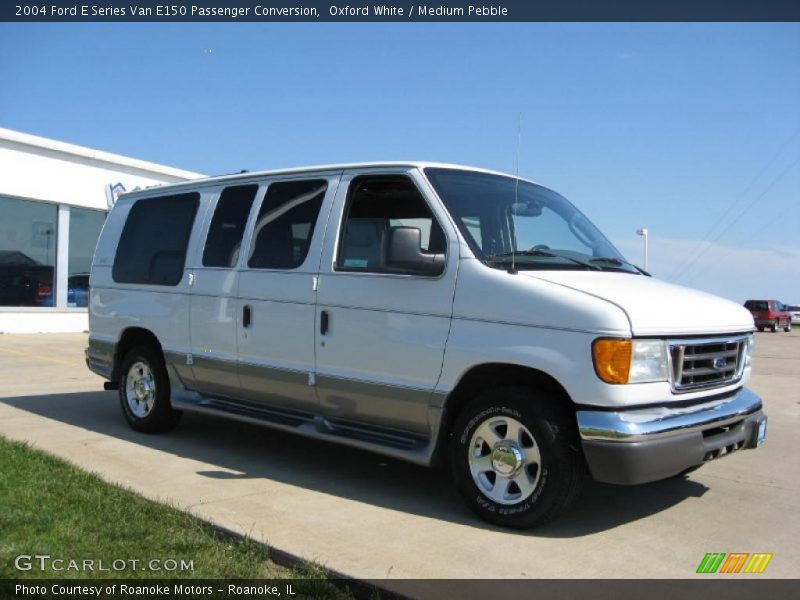 Oxford White / Medium Pebble 2004 Ford E Series Van E150 Passenger Conversion