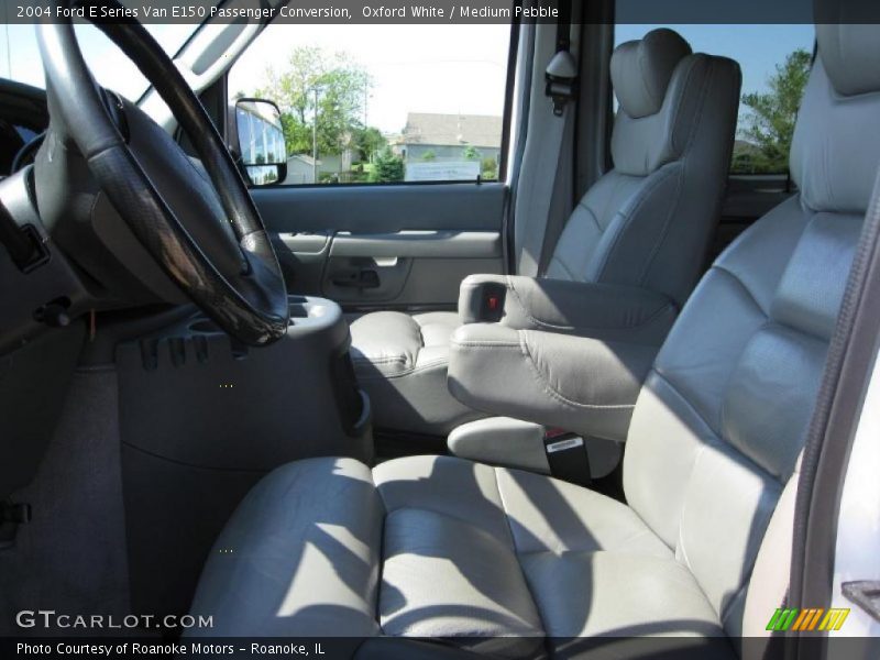 Oxford White / Medium Pebble 2004 Ford E Series Van E150 Passenger Conversion