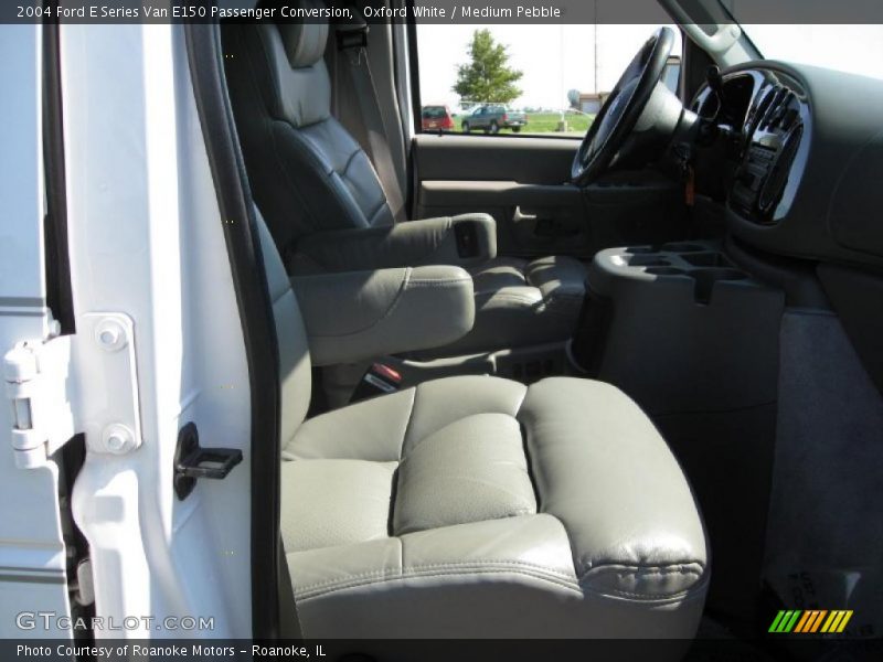 Oxford White / Medium Pebble 2004 Ford E Series Van E150 Passenger Conversion
