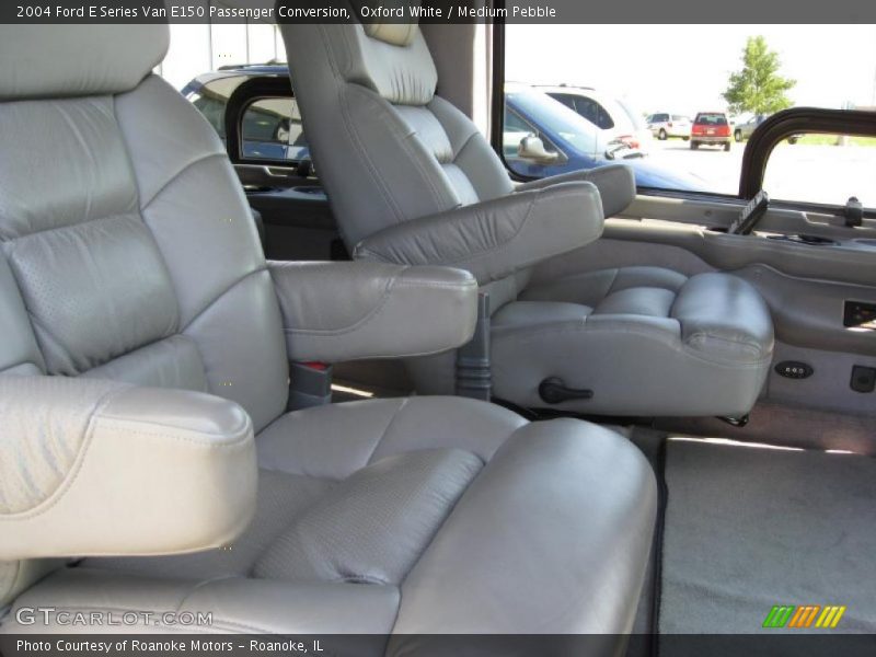 Oxford White / Medium Pebble 2004 Ford E Series Van E150 Passenger Conversion